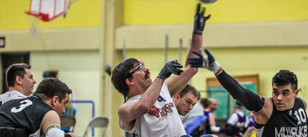 Wheelchair basketball at Ability Expo