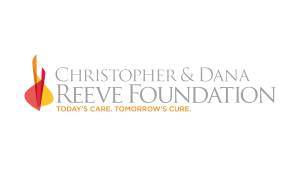 Logo for the Christopher & Dana Reeve Foundation. Tagline - Today's Care. Tomorrow's Cure.